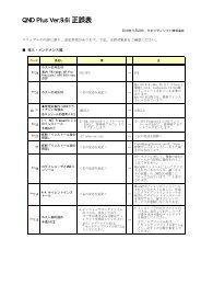 QND Ver.9.6i マニュアル正誤表 - クオリティ