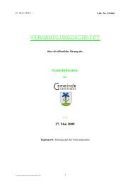 VERHANDLUNGSSCHRIFT - Geretsberg