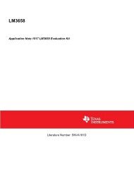 Application Note 1517 LM3658 Evaluation Kit (Rev. D)