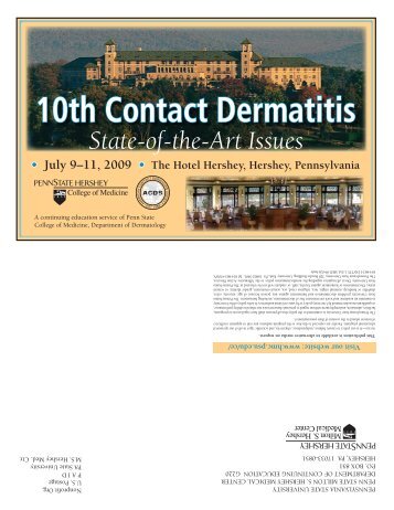 10th Contact Dermatitis - American Contact Dermatitis Society