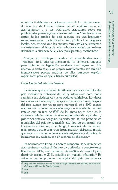 La Rendición de Cuentas en los Gobiernos Estatales y Municipales