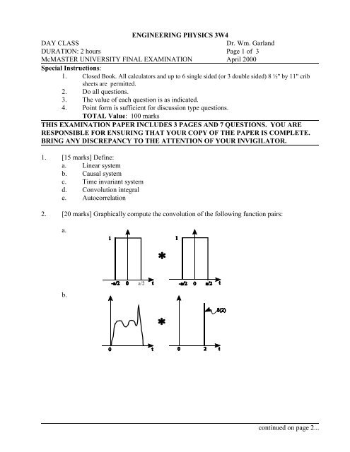 Final - Bill Garland's Nuclear Engineering Page