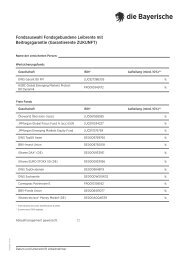 Betriebliche Altersversorgung/Kollektivvertrag - die Bayerische