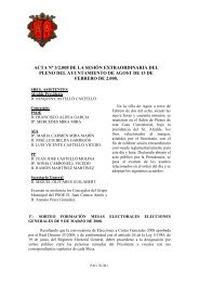 Pleno Extraordinario 13/02/2008 - Ajuntament d'Agost