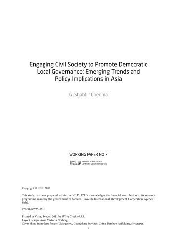 Engaging Civil Society to Promote Democratic Local ... - ICLD