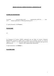 1 PROJET DE BAIL EMPHYTEOTIQUE ADMINISTRATIF ENTRE ...