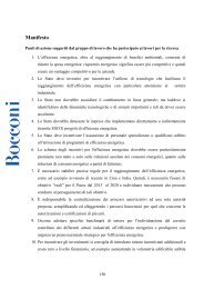 Manifesto - Università Bocconi