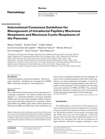 International Consensus Guidelines for ... - Case Surgery