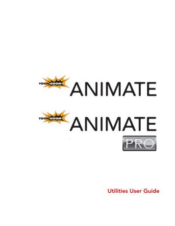 Utilities user guide - Toon Boom Animation