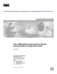 Cisco MDS 9000 Family Switch-to-Switch Interoperability ...