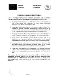 Memorandum of Understanding between two Commissions