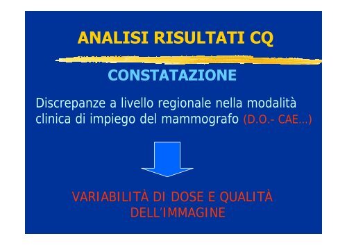 indicatori sulla valutazione dei parametri fisici - Data - CPO