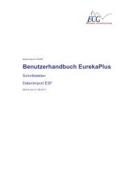 Benutzerhandbuch EurekaPlus - ECG GmbH Berlin