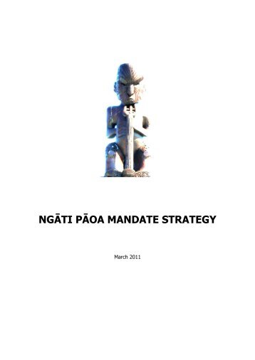Ngati Paoa Mandate Strategy - Te Puni Kokiri