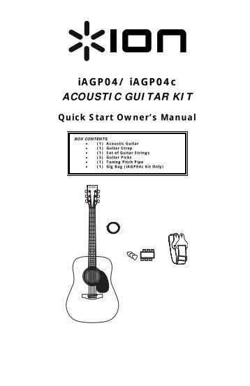 iAGP04/ iAGP04c ACOUSTIC GUITAR KIT