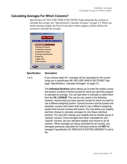 Administrator's Plus Report Cards Manual - Rediker Software, Inc.