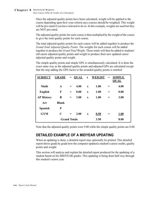 Administrator's Plus Report Cards Manual - Rediker Software, Inc.