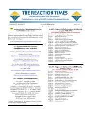 Summer, 2012 - ACS Division of Medicinal Chemistry Homepage