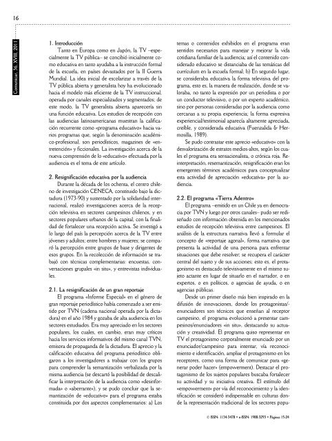 Comunicar 36:COMUNICAR maqueta OK - Revista Comunicar