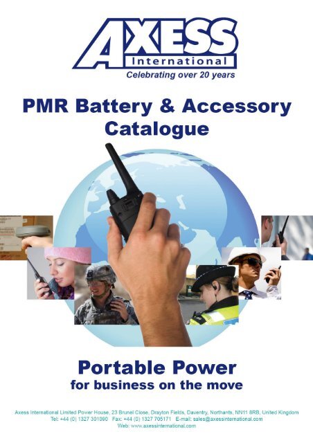 PMR Catalogue 2008.pub - Axess International Ltd