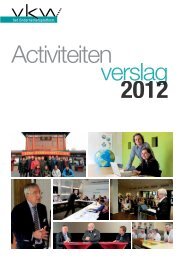 Activiteitenverslag 2012 - VKW