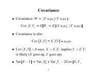 Covariance