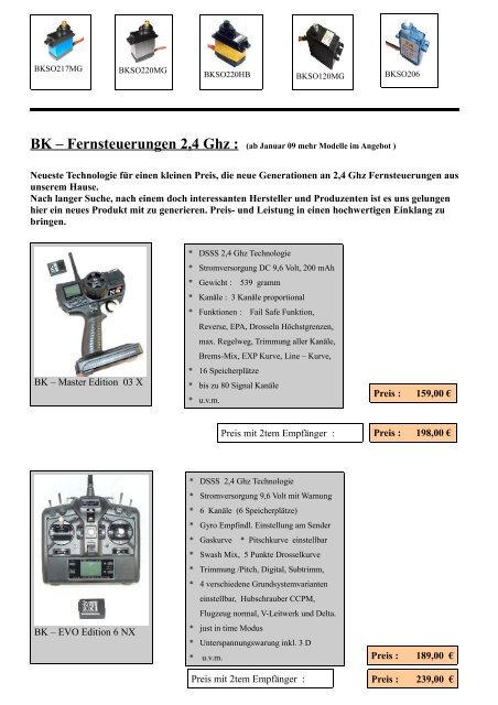 Liebe Kunden und Interessenten - BK-Electronics