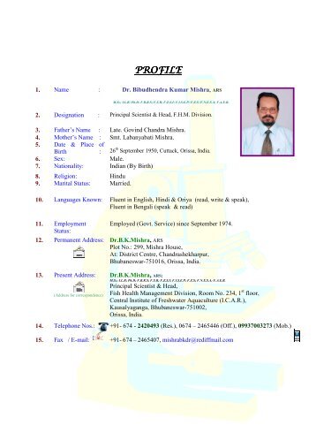 CENTRAL INSTITUTE OF FRES CENTRAL INSTITUTE OF FRES