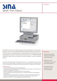 SINA Thin Client - Secunet