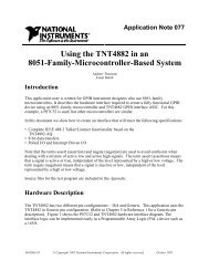Using the TNT4882 in an 8051-Family-Microcontroller-Based System