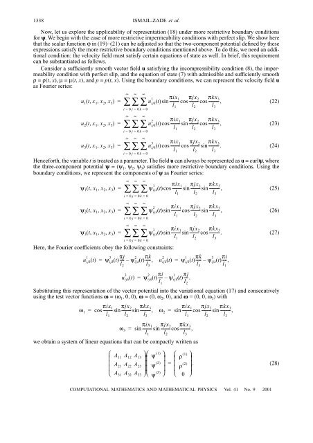 Numerical Simulation of Three-Dimensional Viscous Flows with ...