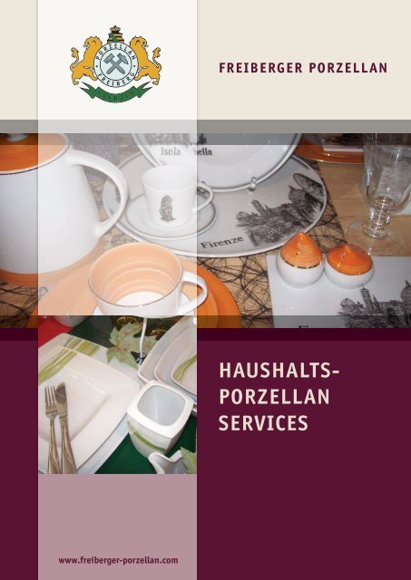 HAUSHALTS- PORZELLAN SERVICES