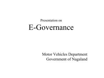 E-Governance - eGovReach