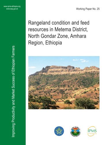 Rangeland condition and feed resources in Metema District, North ...