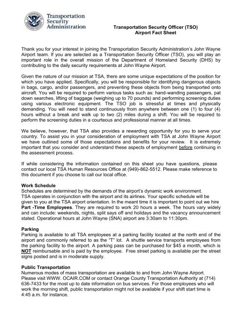 Transportation Security Officer Screener Tso Homeland Security