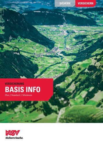 Basis-Info (BoschÃ¼re) - NSV