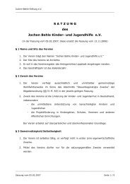 Satzung als PDF herunterladen - Jochen-Behle-Stiftung