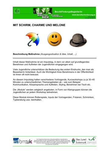 Mit Schirm, Charme und Melone.pdf - Steirische Volkswirtschaftliche ...