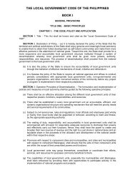 Local Government Code - Book 1 General Provisions - DILG