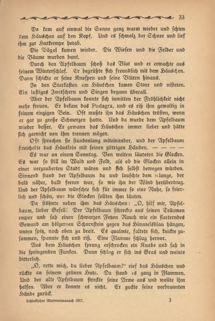 1917 Schlesischer 1317 im Musenalmanach'Â«