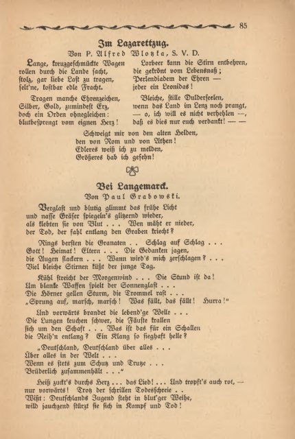 1917 Schlesischer 1317 im Musenalmanach'Â«