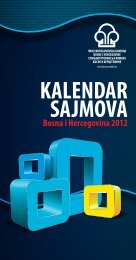 Kalendar sajmova u BiH 2010. - privredna komora brčko distrikta