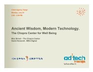 Ancient Wisdom, Modern Technology.