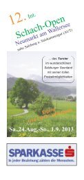 Neumarkt-Open 2013.pdf - Schach-Landesverband Salzburg