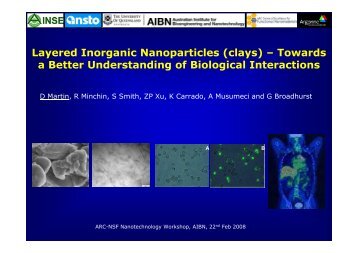 Layered Inorganic Nanoparticles - University of Queensland