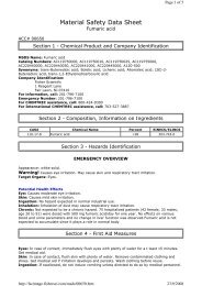 Material Safety Data Sheet