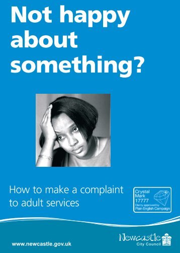 complaints leaflet - Newcastle City Council