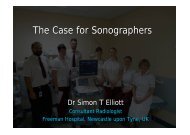 The Case for Sonographers - MIR-Online