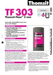 Technisches Merkblatt TF 303 - allfloors