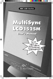 MultiSyncÃ‚Â® LCD 1525M